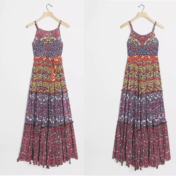 NEW NWT Anthropologie Marala Maxi Dress - Picture 2 of 12